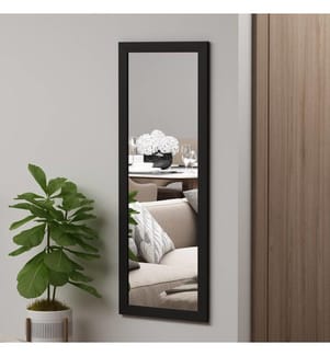 Miroir, noir, MDF, verre Pier