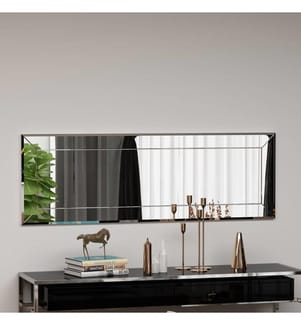 Miroir, blanc, MDF, Miroir de commode