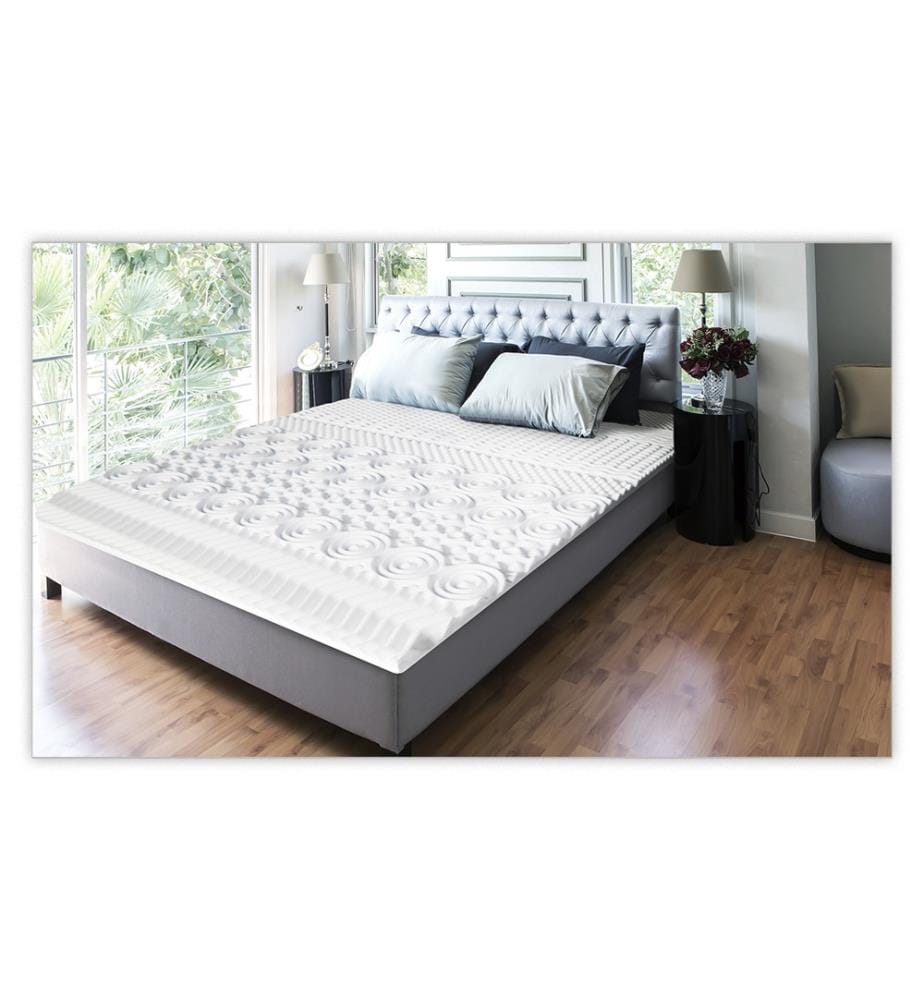 Highliving Matratzenauflage 140x200cm - 10cm Dicke Polycotton