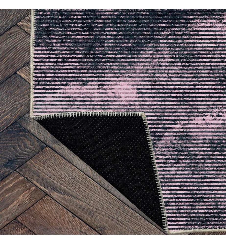 Teppich, Rosa, 70% Baumwolle - 30% Chenille, 80 x 120 cm