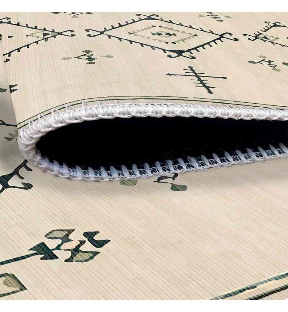 Teppich, Creme, 70% Baumwolle - 30% Chenille, 60 x 100 cm