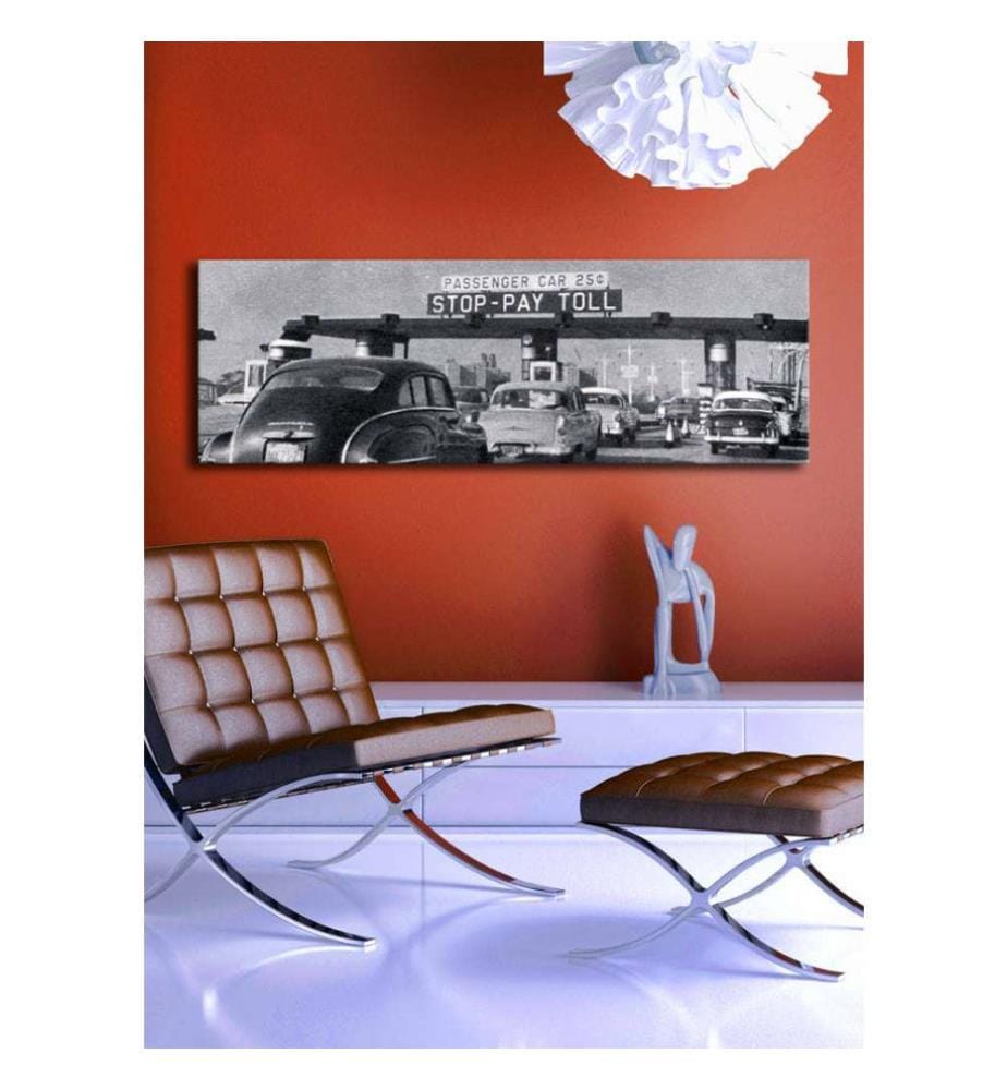 Decorative Led Lighted Canvas Painting, Multicolor, Suede Canvas