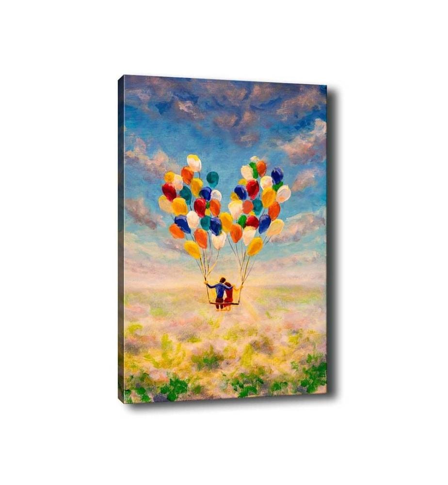 Decorative Canvas Painting, Multicolor, Canvas, Wooden Frame