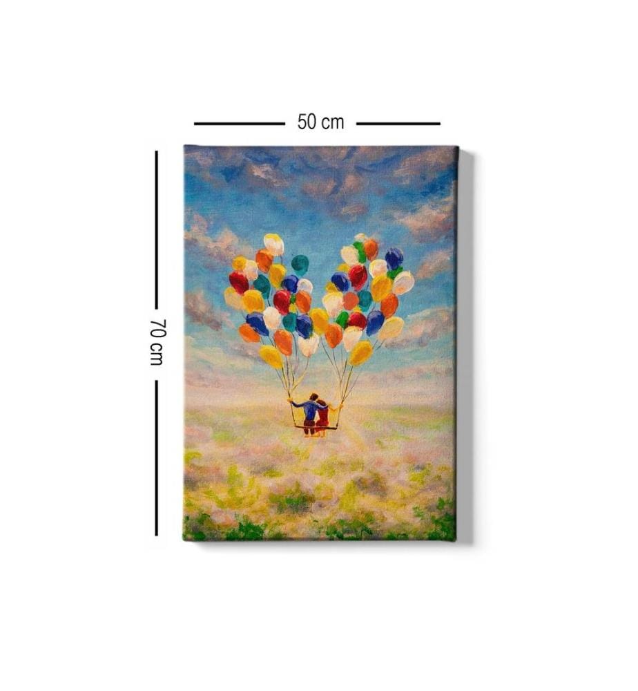 Decorative Canvas Painting, Multicolor, Canvas, Wooden Frame