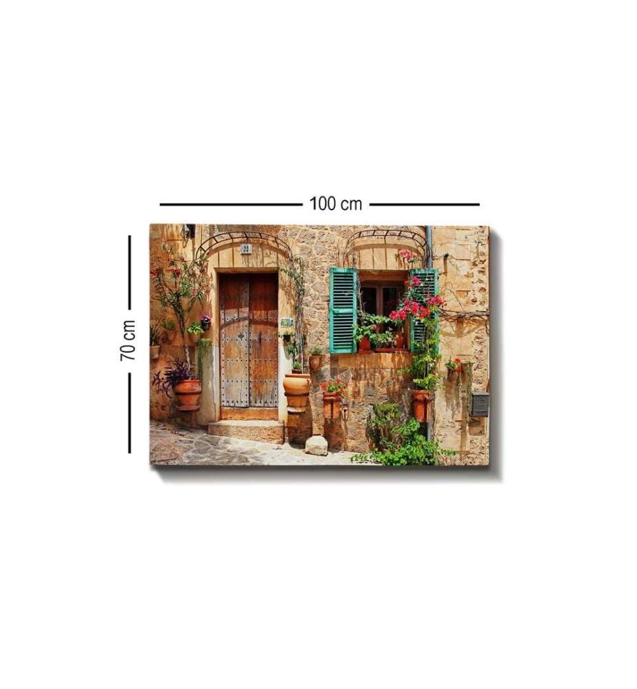 Decorative Canvas Painting, Multicolor, Canvas, Wooden Frame