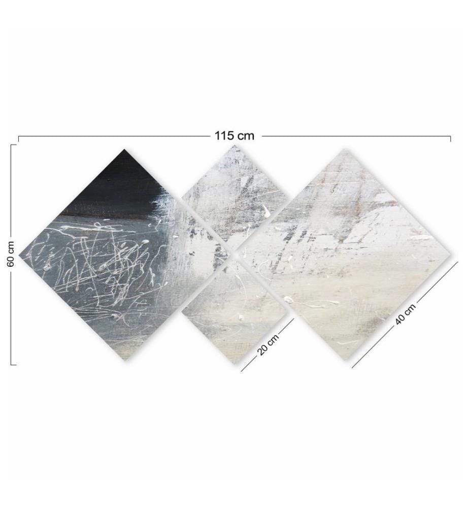 Decorative MDF Painting, 4 Pieces, Multicolor, MDF, Uv Printing