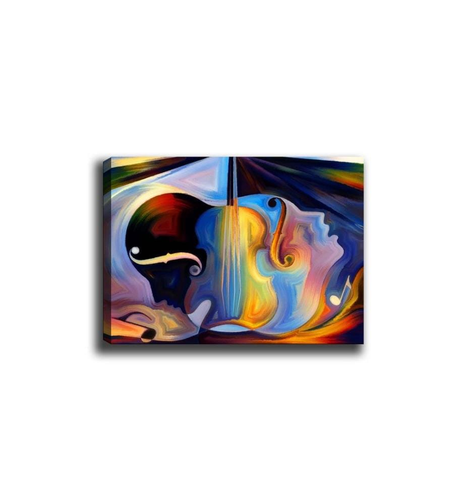 Decorative Canvas Painting, Multicolor, Canvas, Wooden Frame