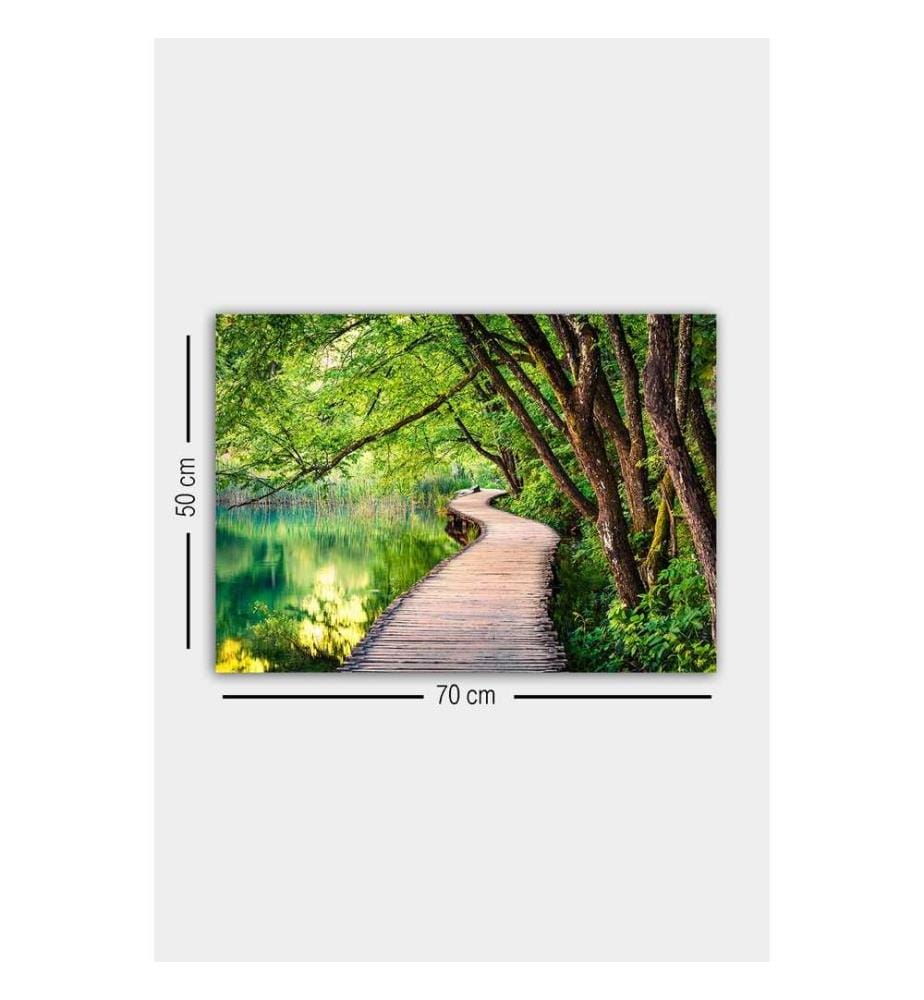 Decorative Canvas Painting, Multicolor, Canvas, Wooden Frame