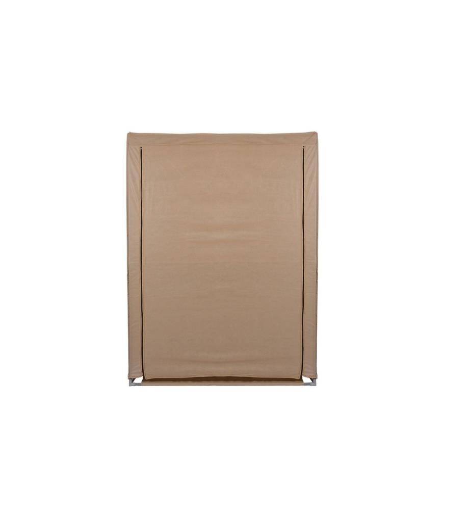 Aufbewahrungstasche, Beige, Wattestoff, Metallrahmen
