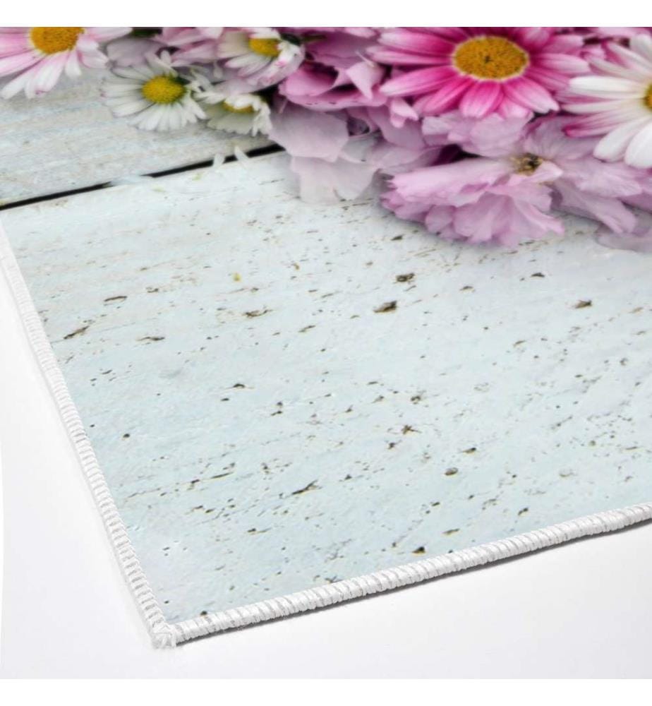Bathmat Set, 2 Pieces, Multicolor, 100% Polyester, Non-Slip Underside