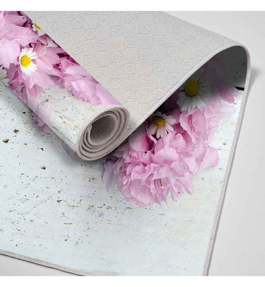 Bathmat Set, 2 Pieces, Multicolor, 100% Polyester, Non-Slip Underside