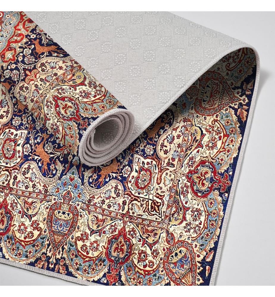 Bathmat Set, 2 Pieces, Multicolor, 100% Polyester, Non-Slip Underside