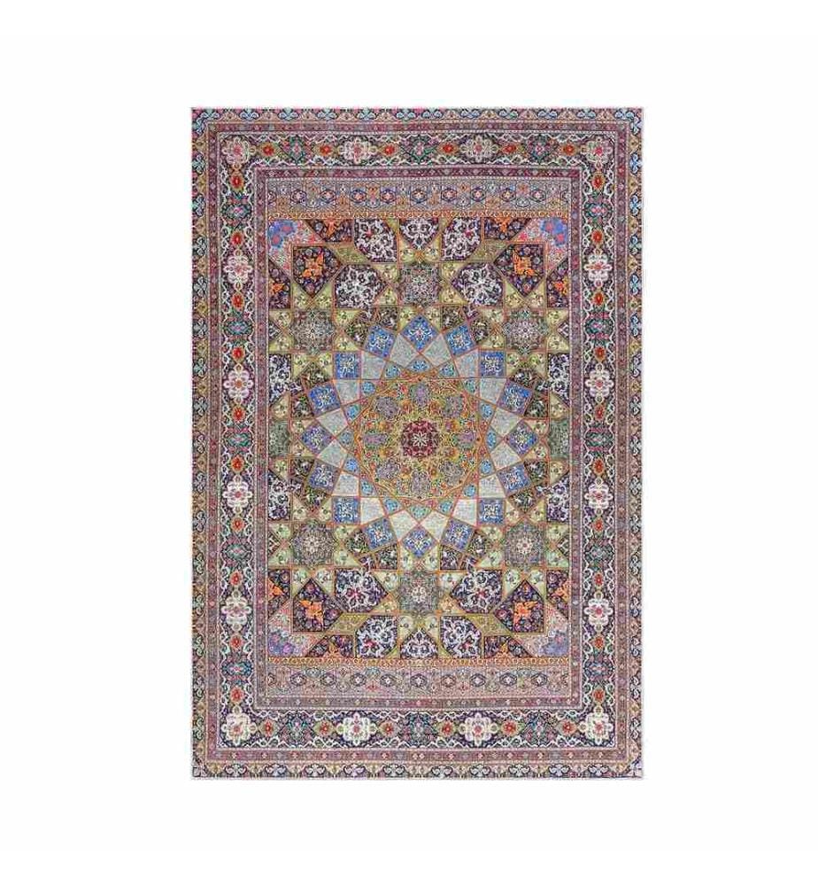 Bathmat Set, 2 Pieces, Multicolor, 100% Polyester, Non-Slip Underside