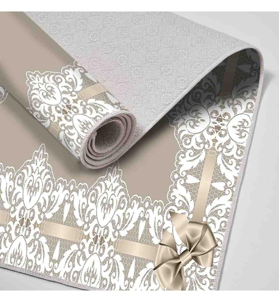 Bathmat Set, 2 Pieces, Multicolor, 100% Polyester, Non-Slip Underside