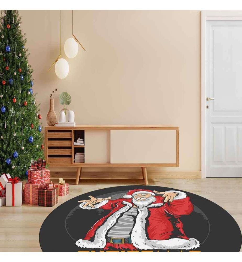 Teppich, 90 cm, , Multicolor, 70% Baumwolle - 30% Polyester, 1450 gr-m²,