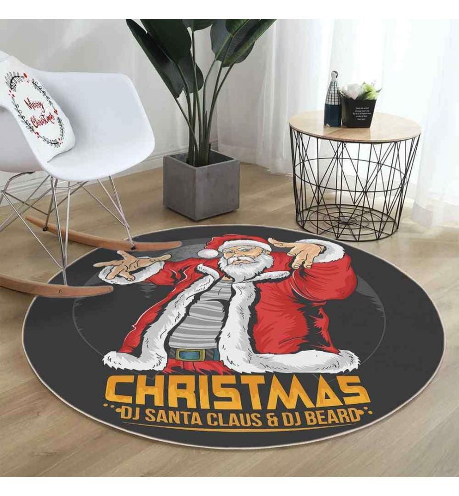 Teppich, 90 cm, , Multicolor, 70% Baumwolle - 30% Polyester, 1450 gr-m²,