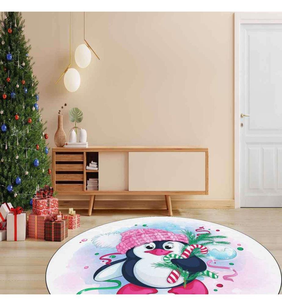 Tappeto, 100 cm, , Multicolore, 70% Cotone - 30% Poliestere, 1450 gr-m²,