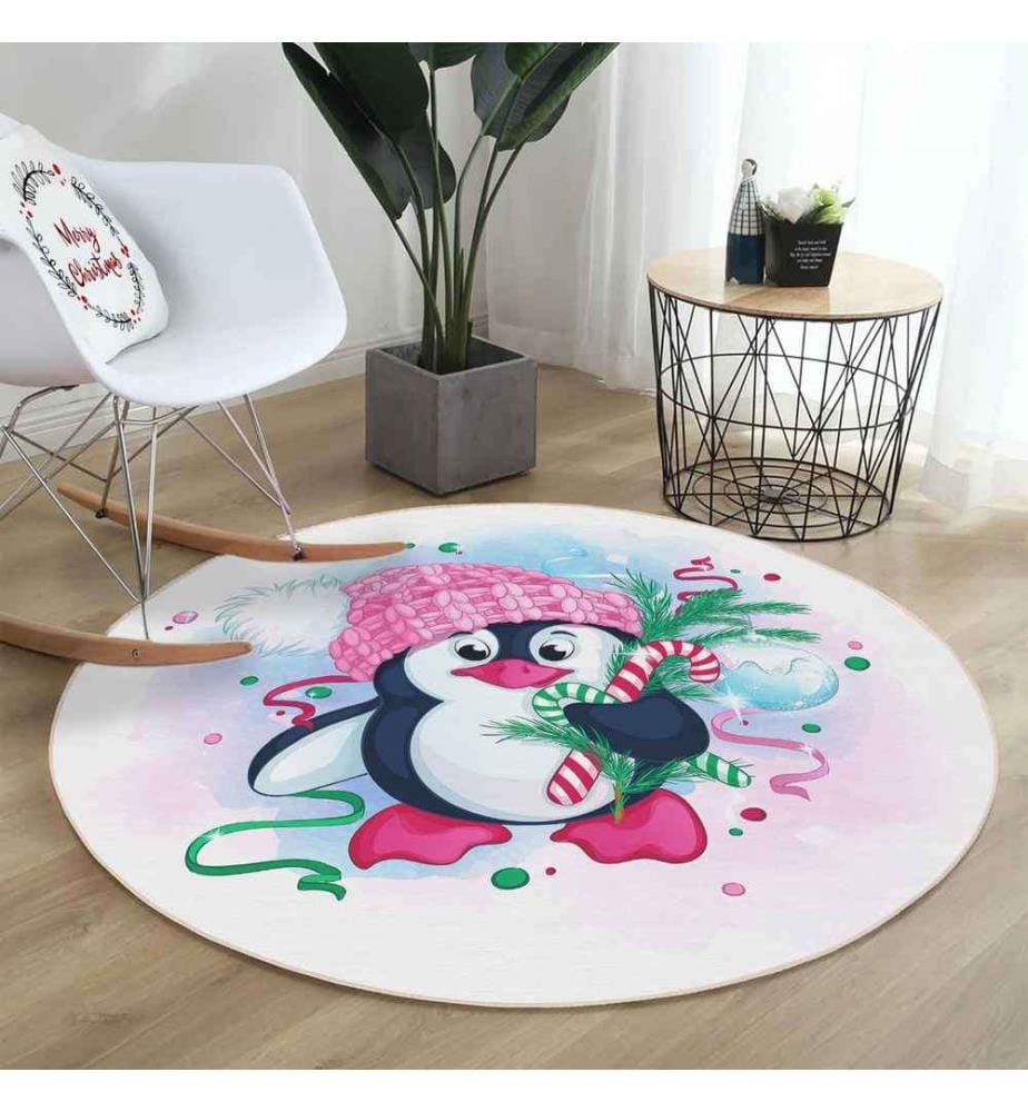 Tappeto, 100 cm, , Multicolore, 70% Cotone - 30% Poliestere, 1450 gr-m²,