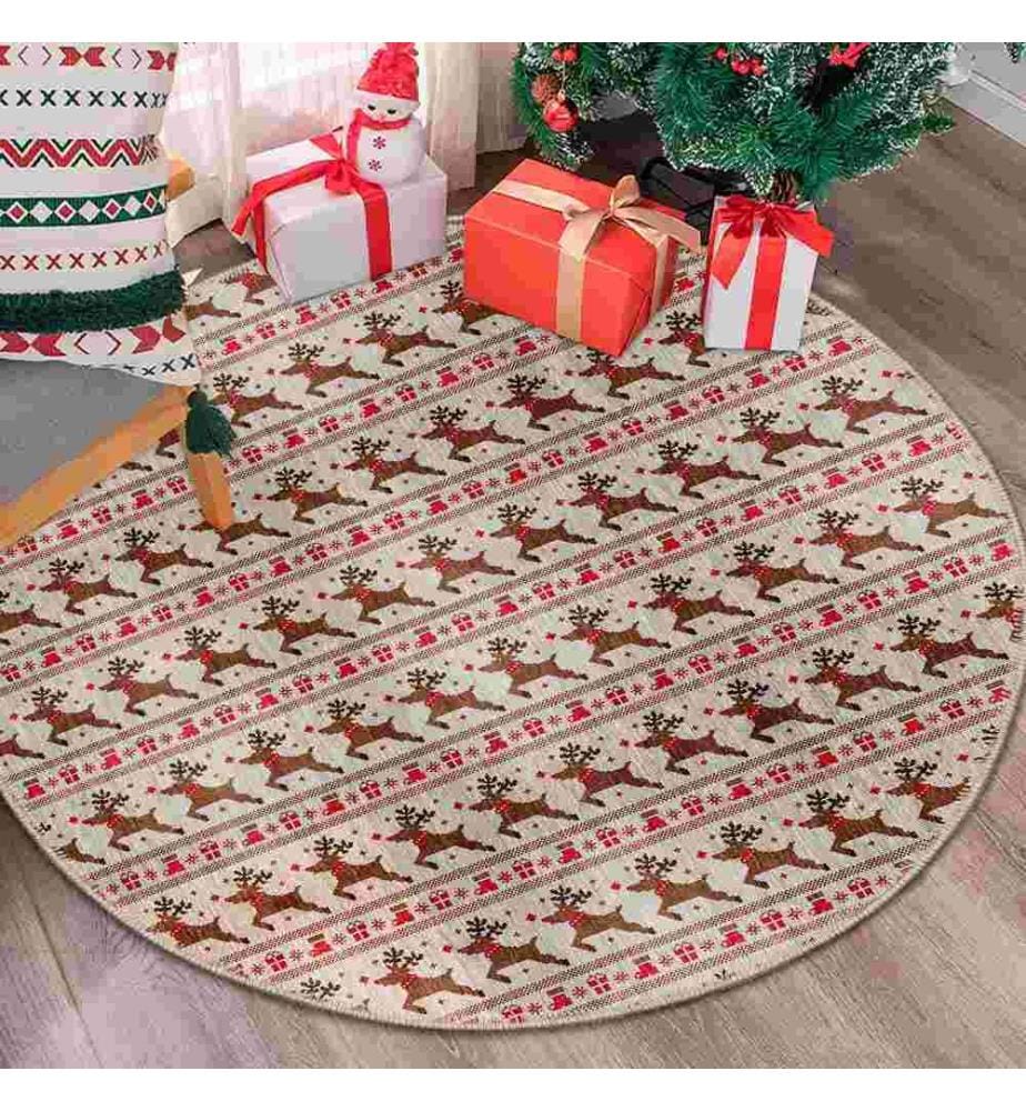Carpet, Multicolor, 70% Cotton - 30% Chenille, 80 x 80 cm