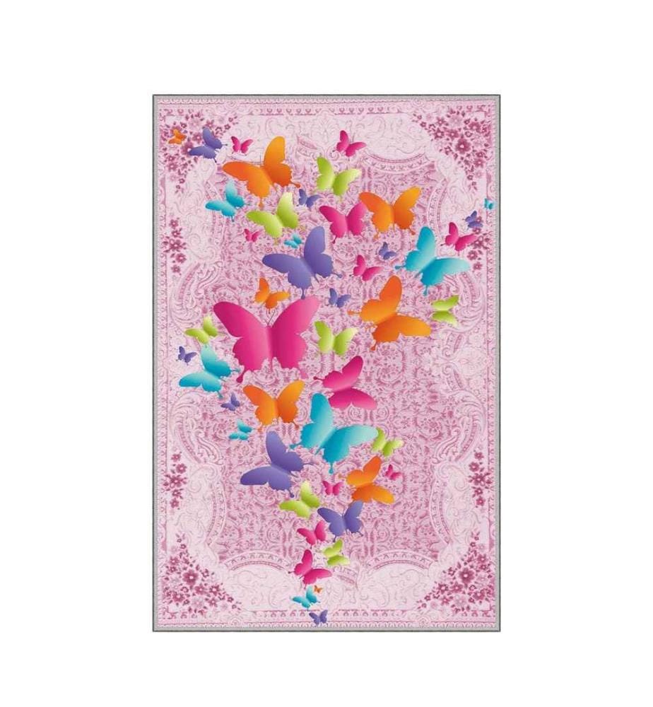 Teppich, Mehrfarbig, 100% Polyester, 120 x 180 cm