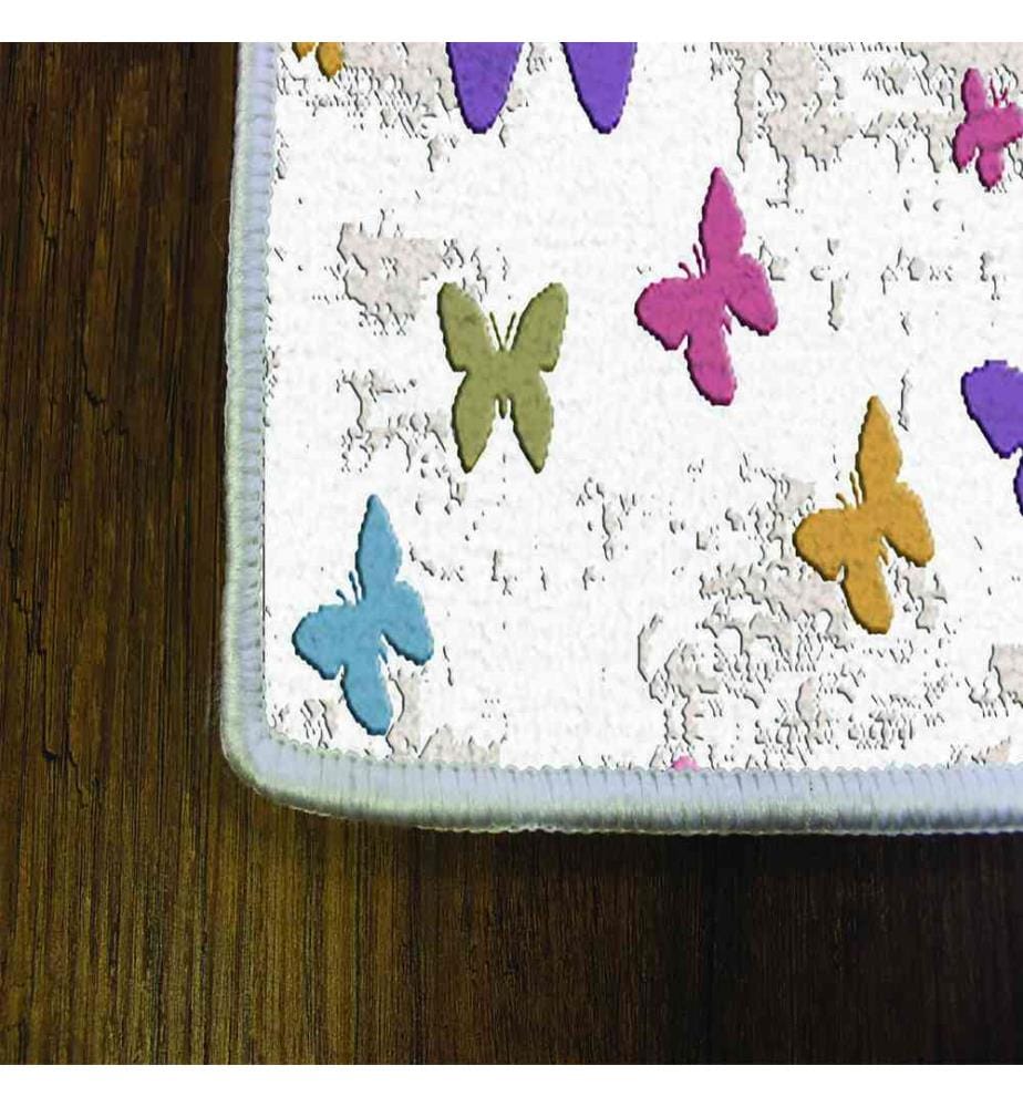 Teppich, Mehrfarbig, 100% Polyester, 140 x 220 cm