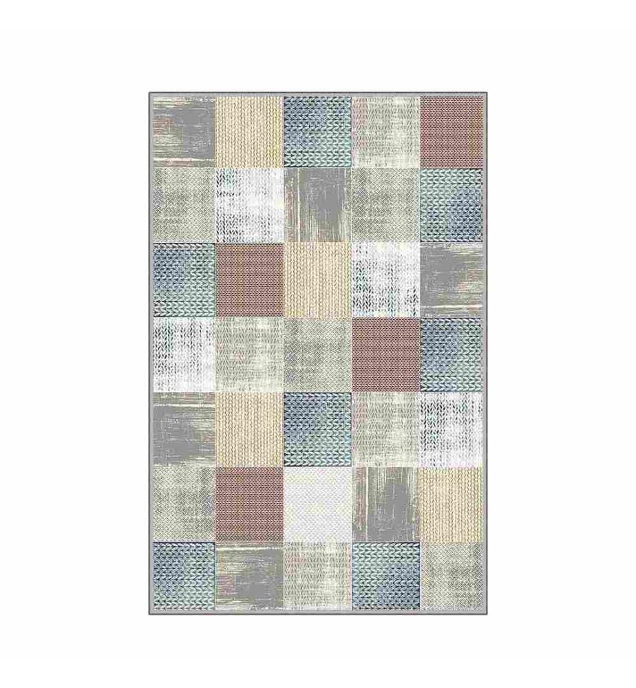 Teppich, Mehrfarbig, 100% Polyester, 140 x 220 cm