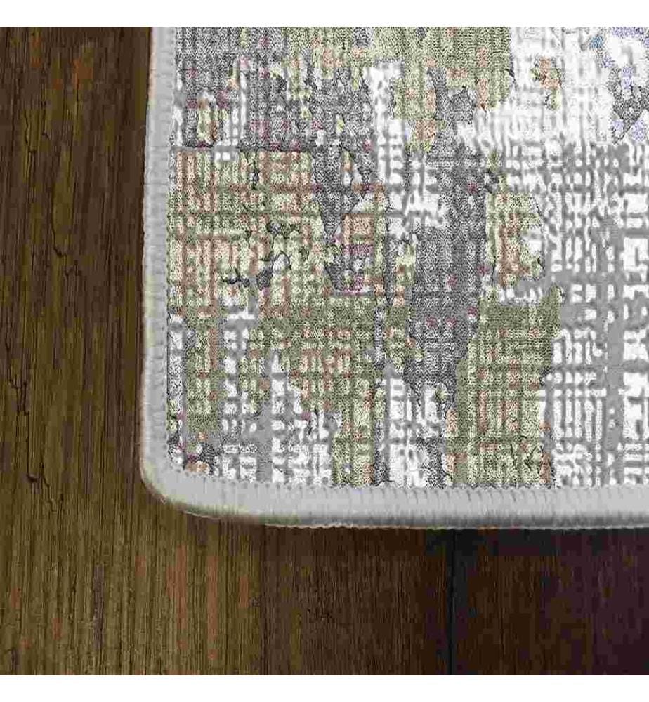 Tappeto da sala, Multicolore, 100% poliestere, 80 x 200 cm