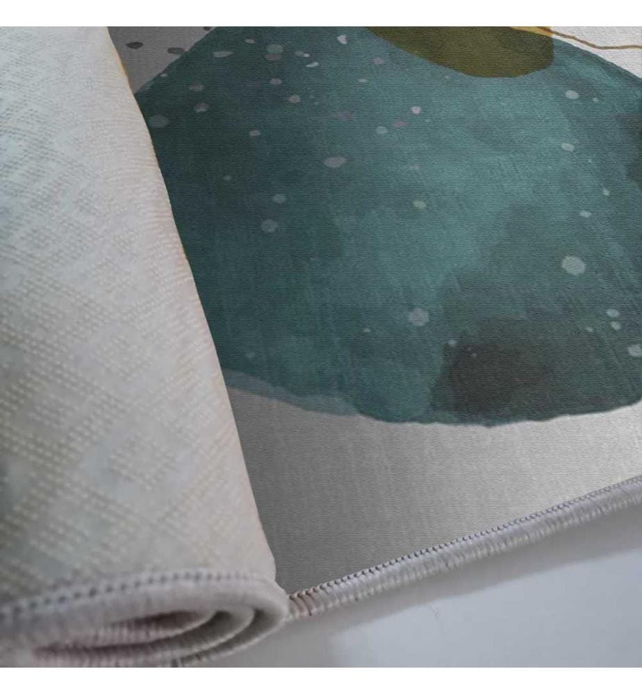 Teppich, Mehrfarbig, 100% Polyester, 100 x 140 cm