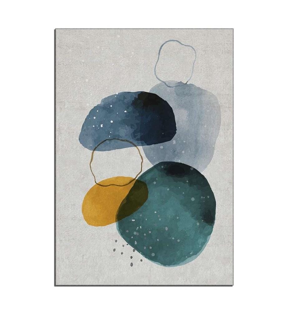 Teppich, Mehrfarbig, 100% Polyester, 100 x 140 cm