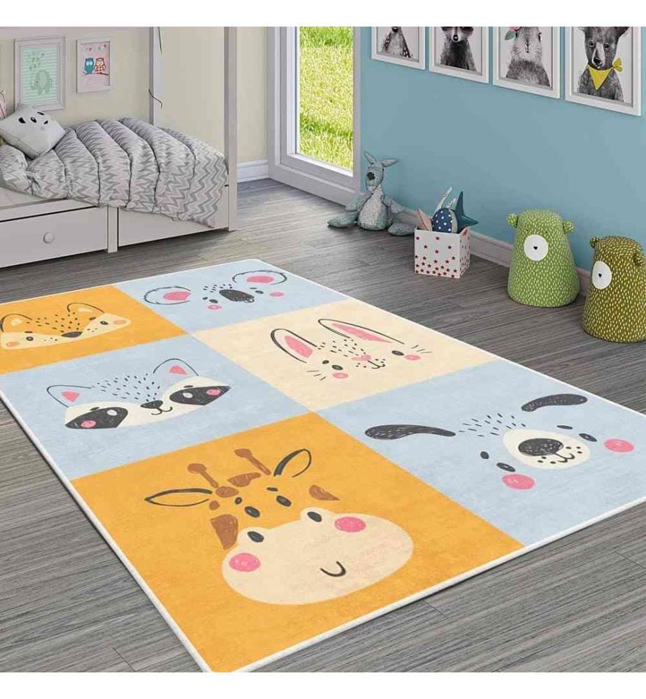 Teppich, Mehrfarbig, 100% Polyester, 100 x 180 cm