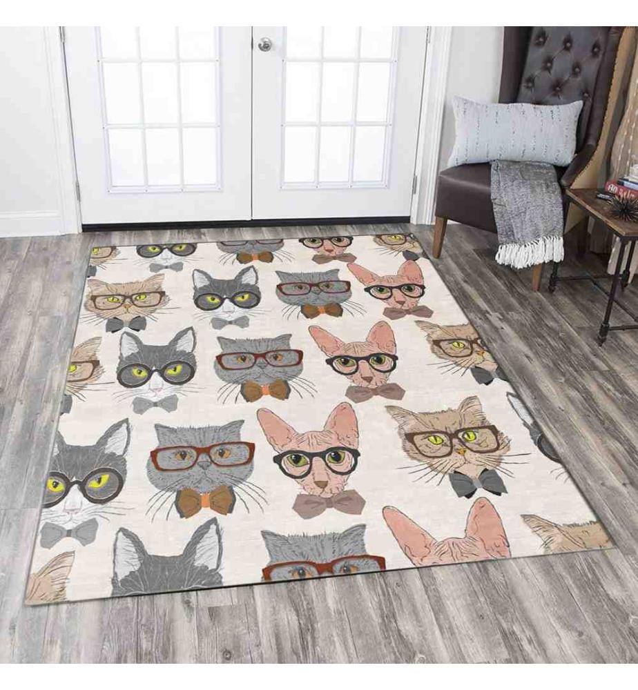Teppich, Mehrfarbig, 100% Polyester, 120 x 180 cm