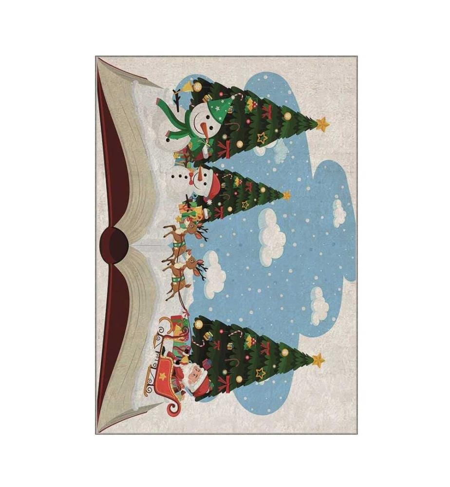 Teppich, Mehrfarbig, 100% Polyester, 120 x 180 cm
