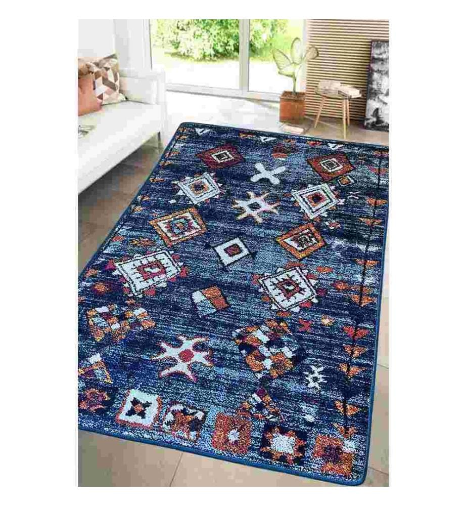 Teppich, Mehrfarbig, 100% Polyester, 100 x 160 cm