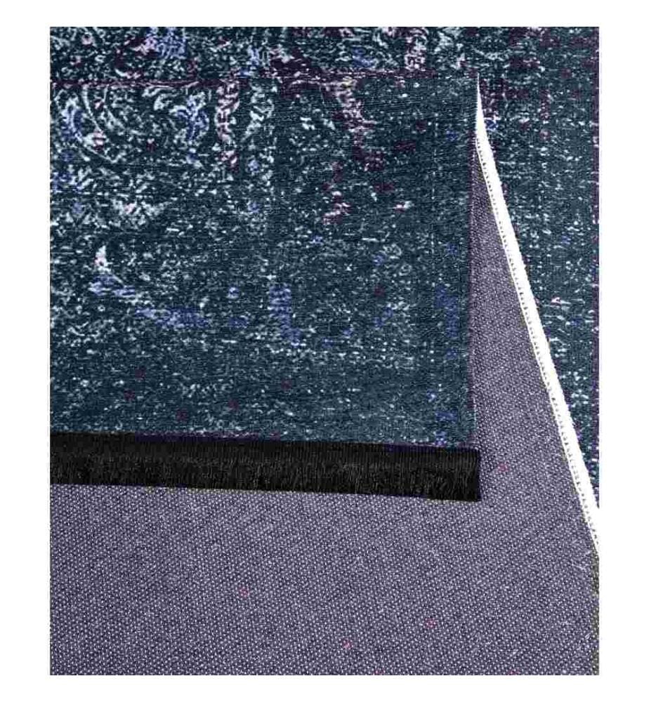 Tappeto da sala, Multicolore, 100% tessuto di velluto, 100 x 400 cm