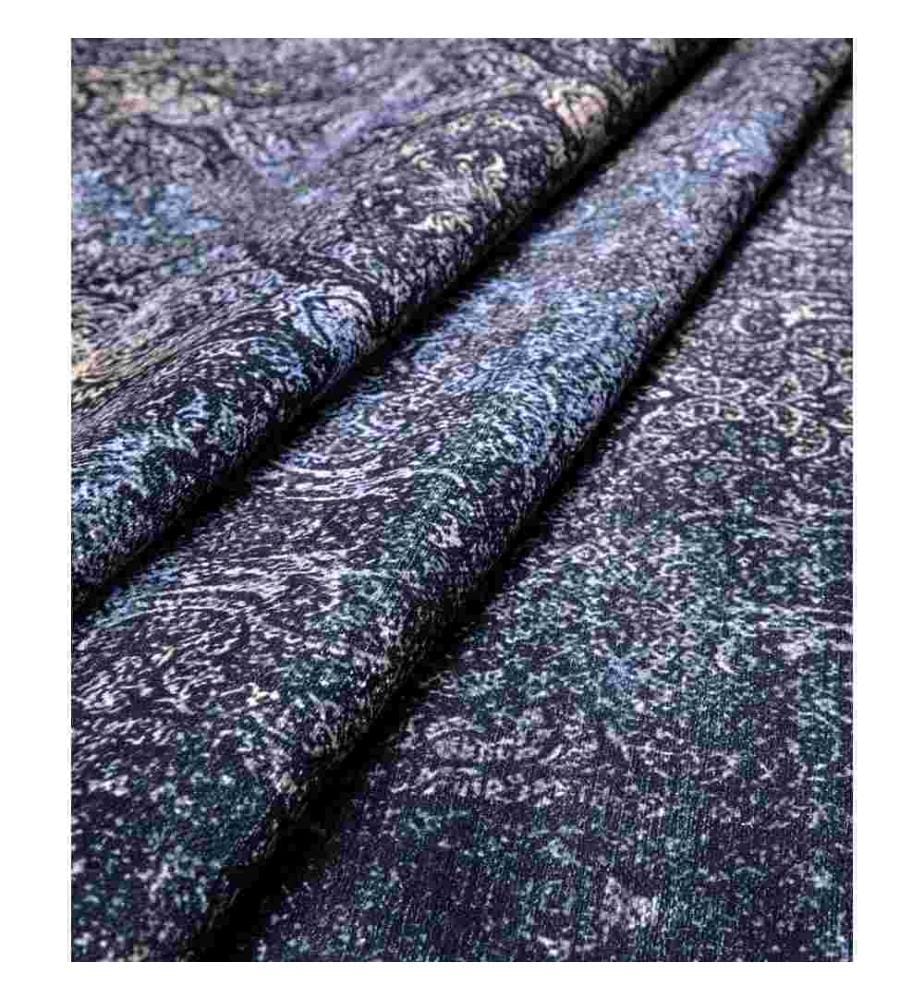 Tappeto da sala, Multicolore, 100% tessuto di velluto, 100 x 400 cm