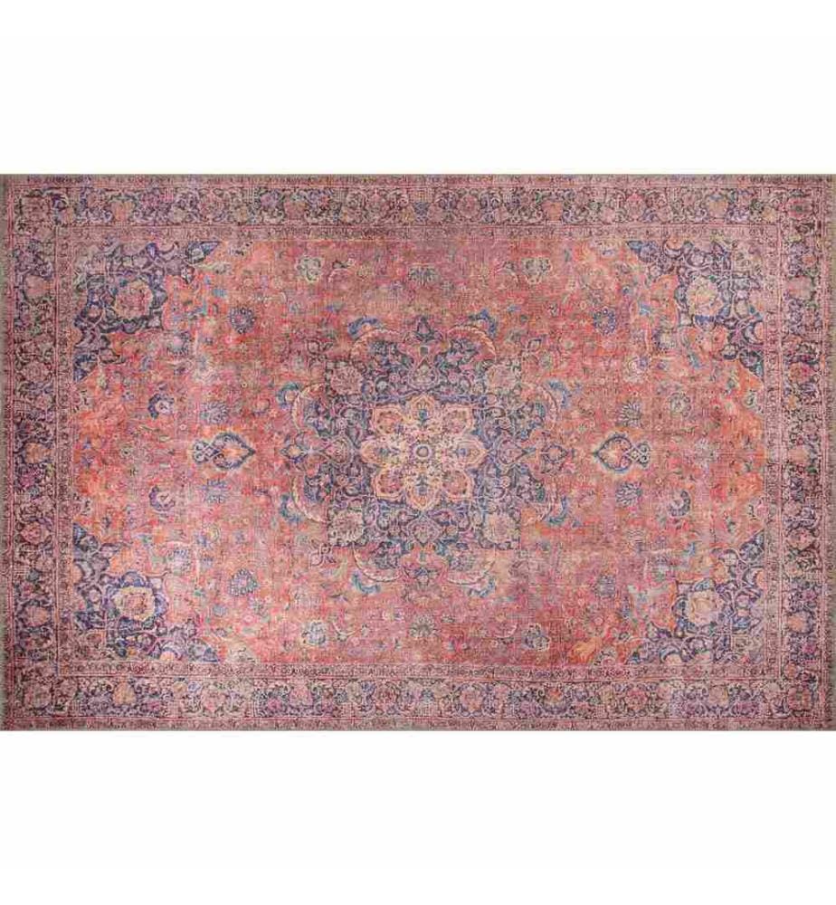 Teppich, Mehrfarbig, 100% Polyester, 140 x 190 cm