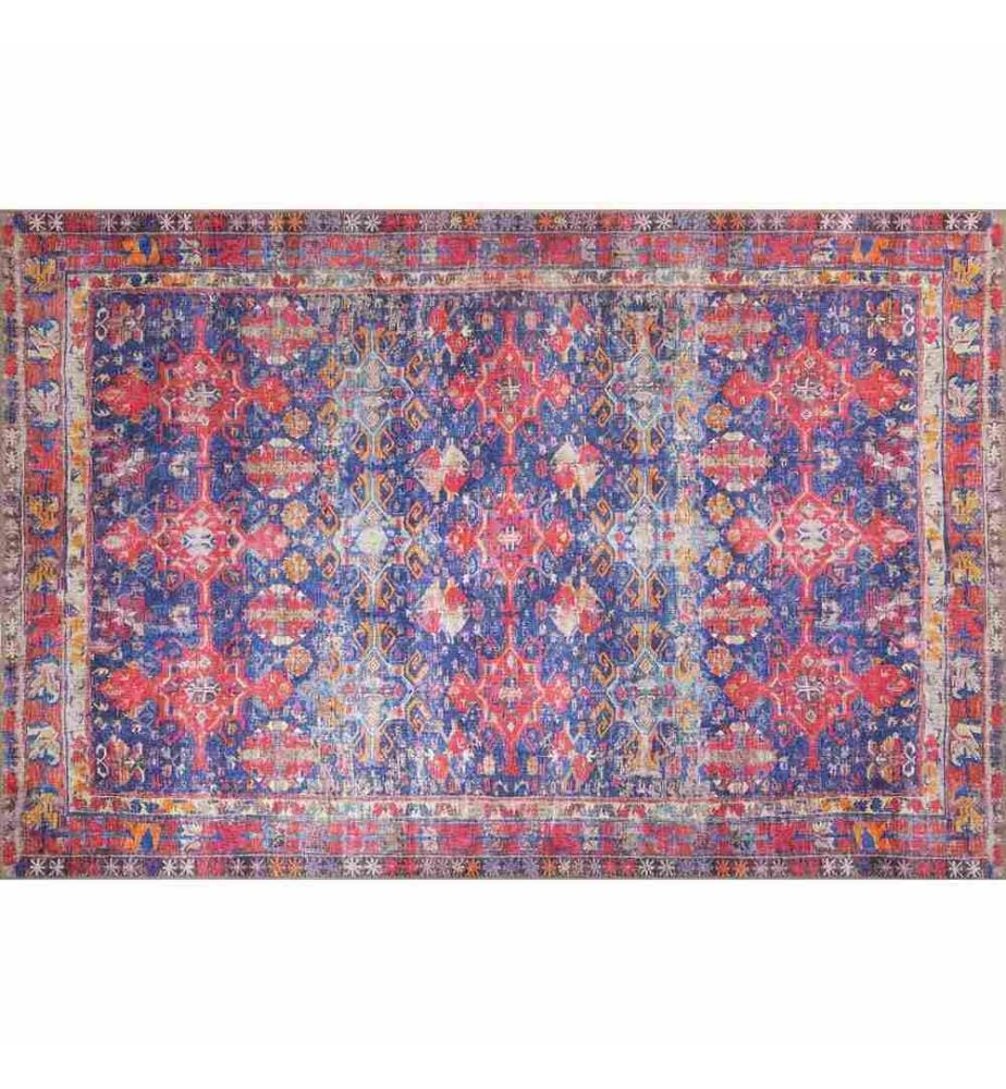 Teppich, Mehrfarbig, 100% Polyester, 140 x 190 cm
