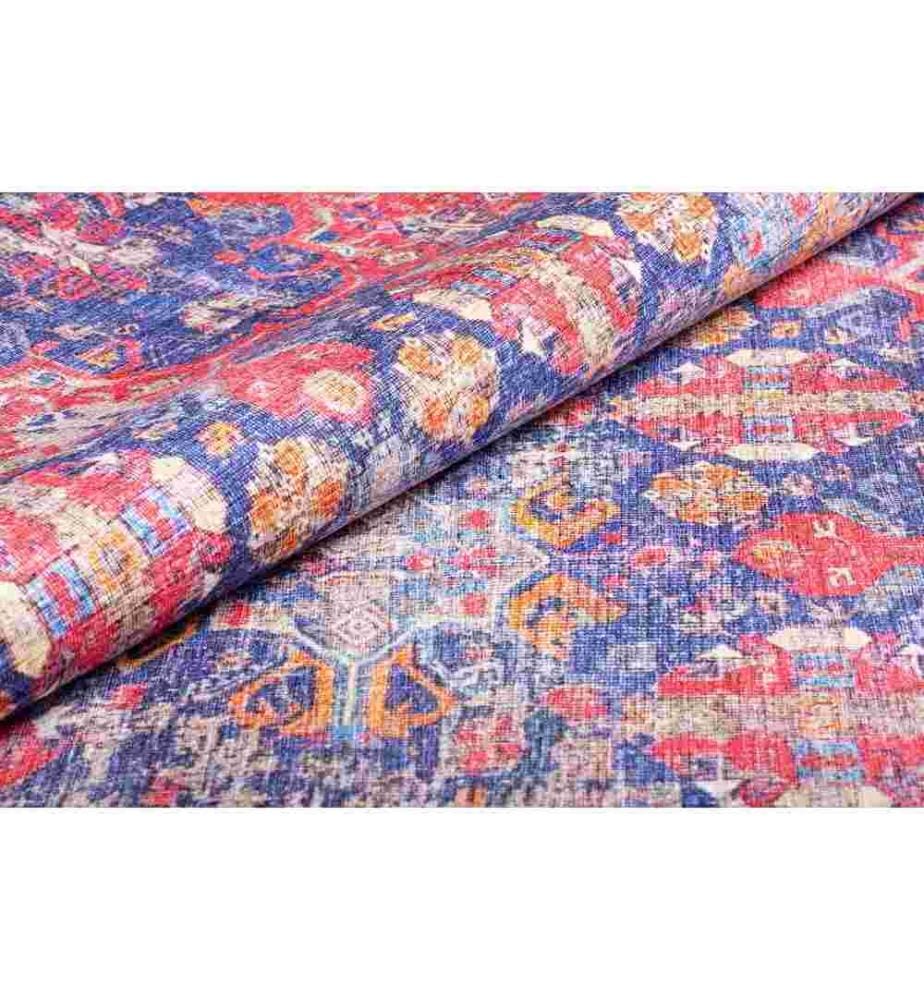Teppich, Mehrfarbig, 100% Polyester, 140 x 190 cm
