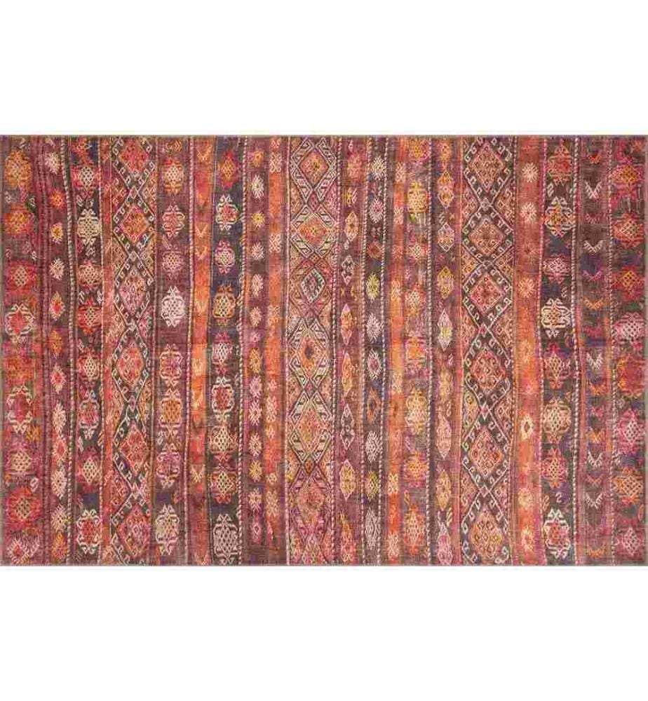 Teppich, Mehrfarbig, 100% Polyester, 140 x 190 cm
