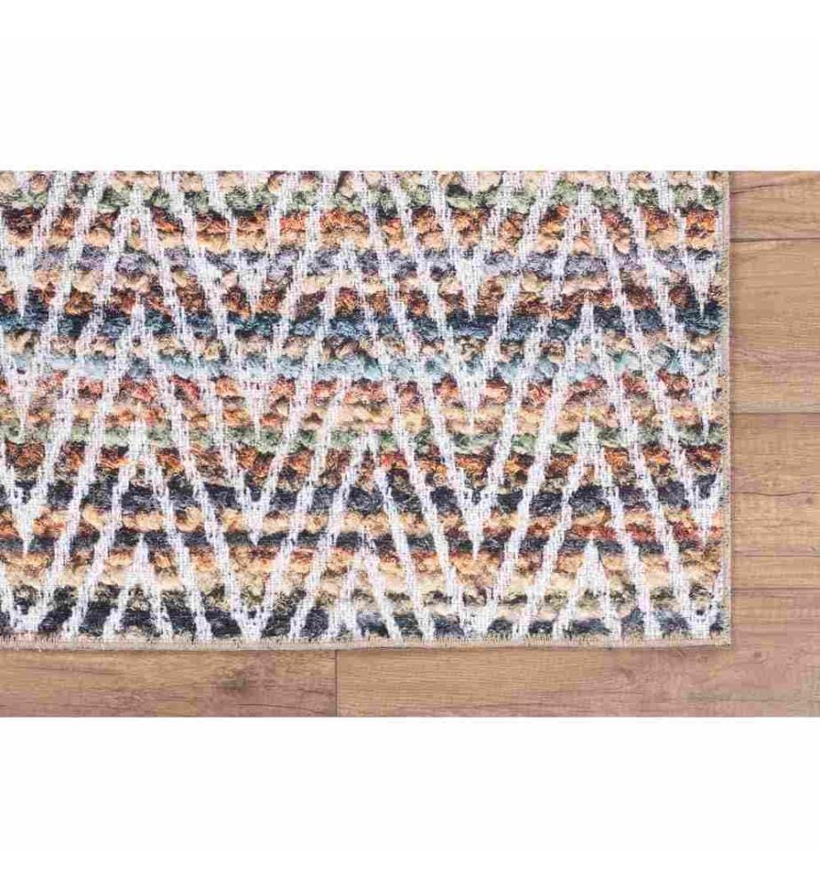 Teppich, Mehrfarbig, 100% Polyester, 140 x 190 cm