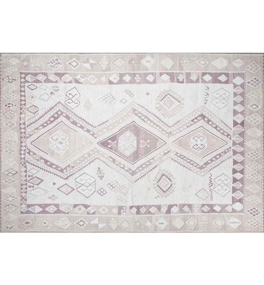 Teppich, Mehrfarbig, 100% Polyester, 140 x 190 cm