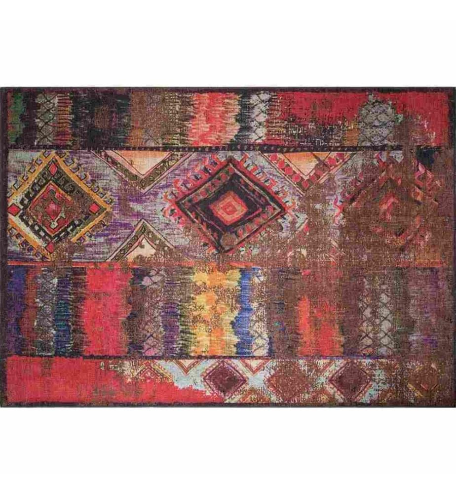 Teppich, Mehrfarbig, 100% Polyester, 140 x 190 cm