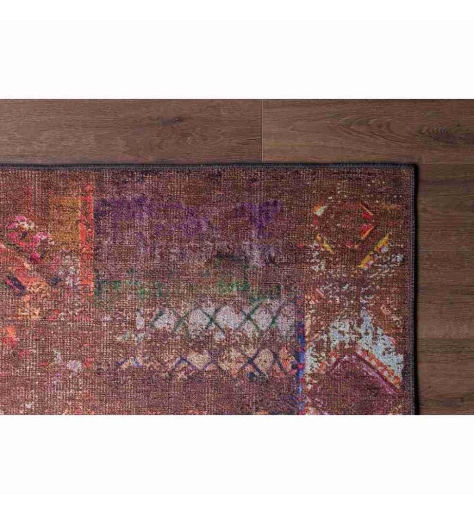 Teppich, Mehrfarbig, 100% Polyester, 140 x 190 cm