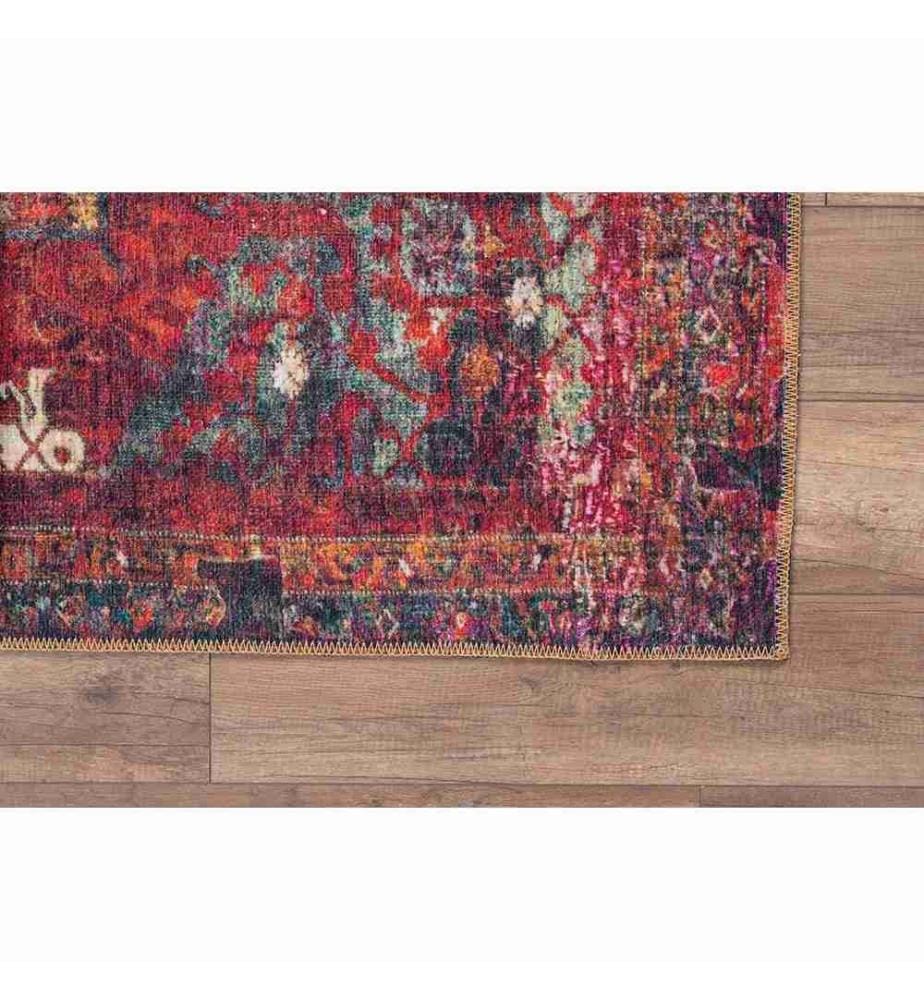 Teppich, Mehrfarbig, 100% Polyester, 140 x 190 cm