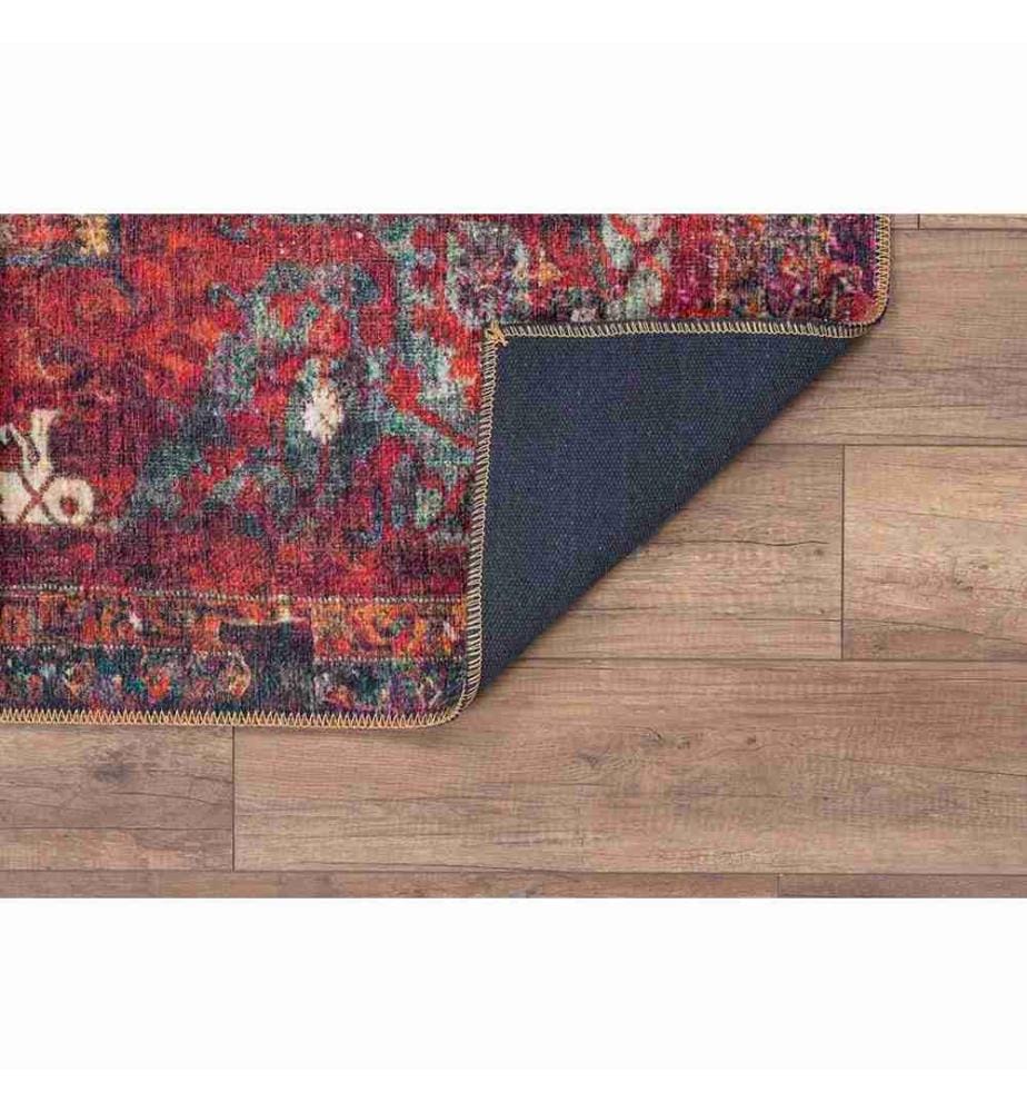 Teppich, Mehrfarbig, 100% Polyester, 140 x 190 cm