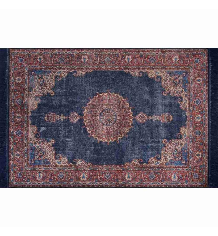 Teppich, Mehrfarbig, 100% Polyester, 140 x 190 cm