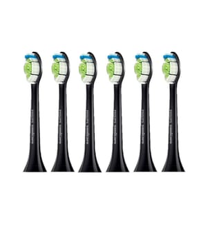 Sonicare Optimal White Zahnbürstenkopf 6er-Pack - Schwarz
