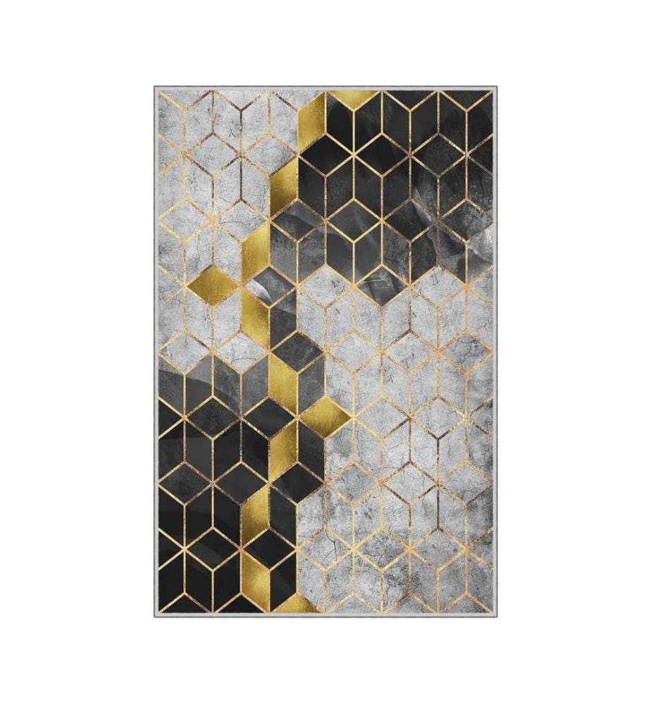 Teppich, Mehrfarbig, 100% Polyester, 120 x 180 cm