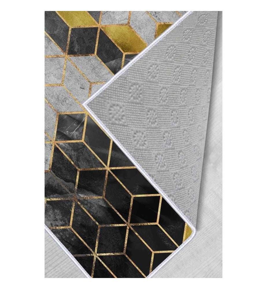 Teppich, Mehrfarbig, 100% Polyester, 120 x 180 cm