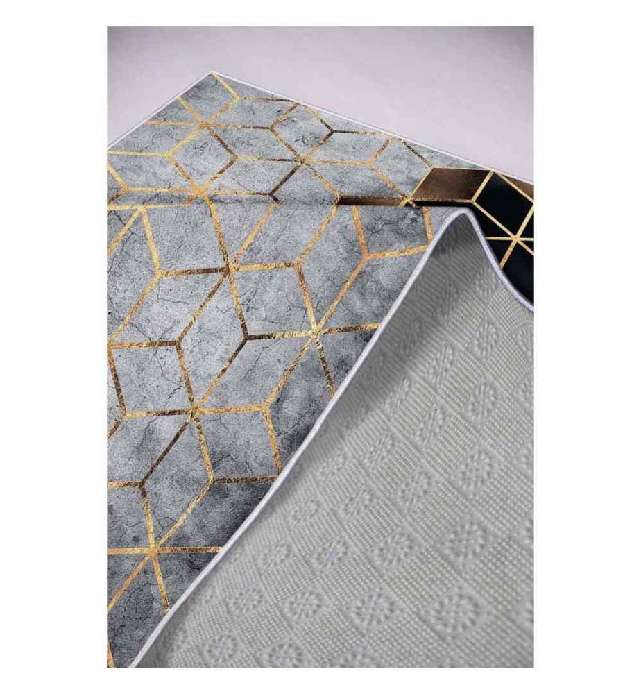 Teppich, Mehrfarbig, 100% Polyester, 140 x 220 cm